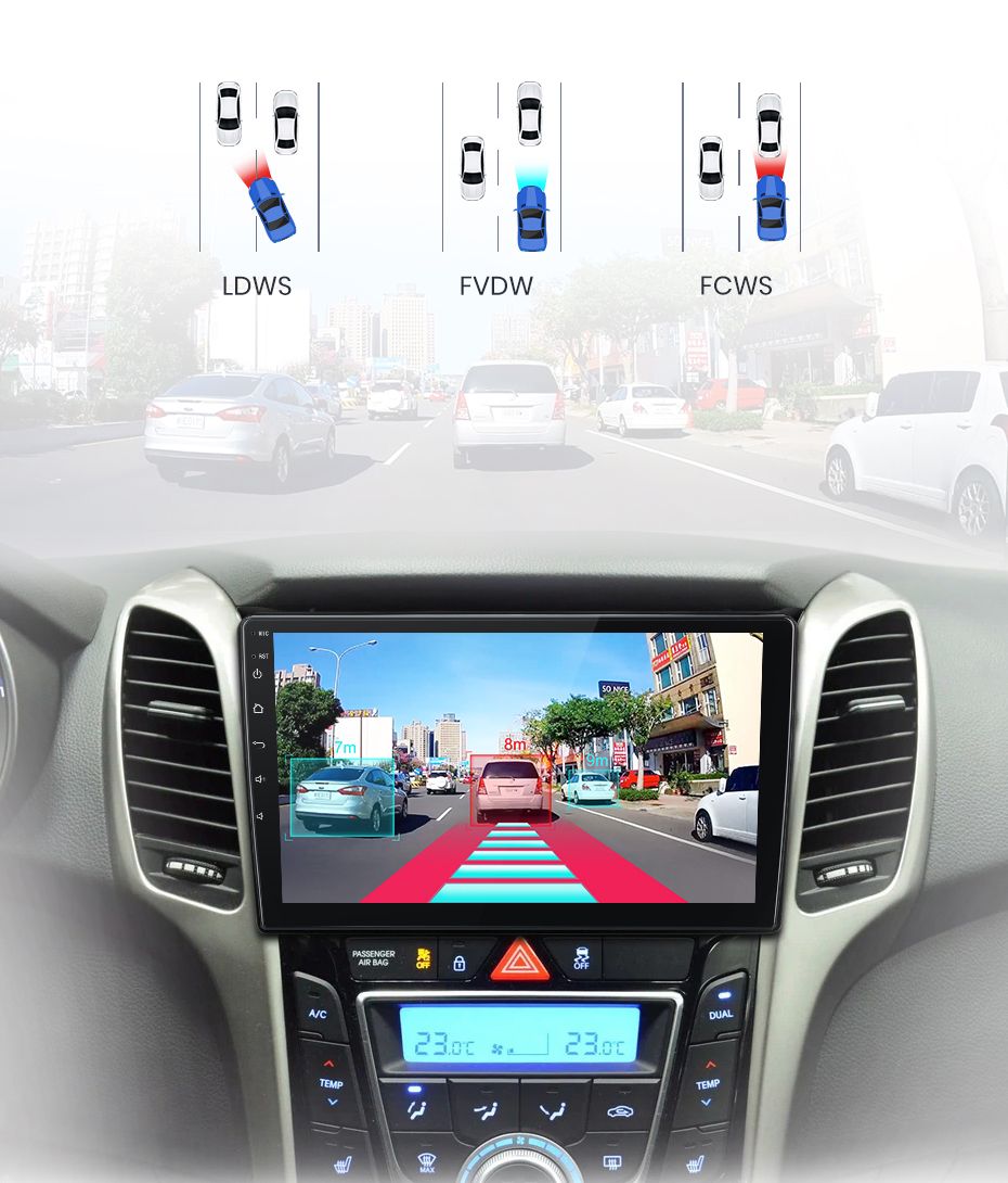 Rádio 9" android 2/32GB Hyundai I30 de 20011-17 WIFI GPS Carplay_7