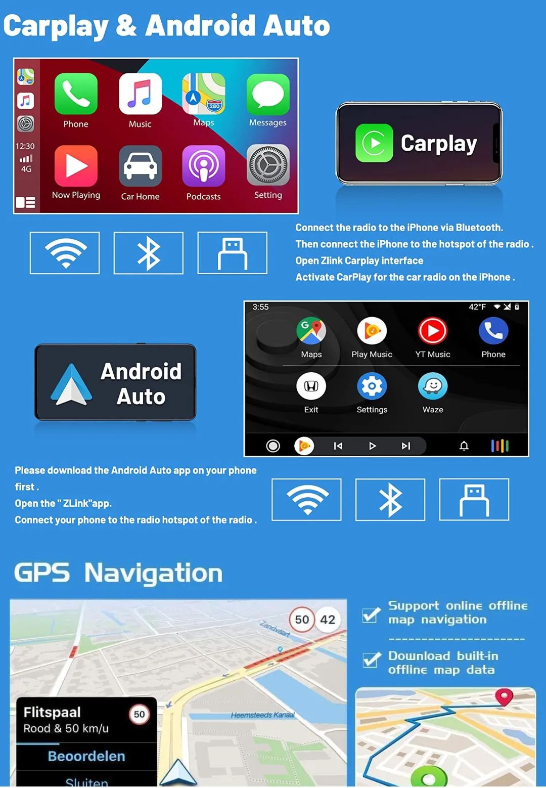 Rádio vertical 9,7" Android Renault Megane 2018-21 GPS Carplay Wi-Fi_6