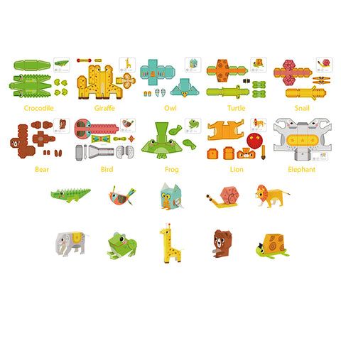 Tooky let's fold 3D animals_1