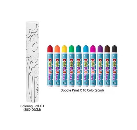 Tooky dot paint kit with colouring roll_3