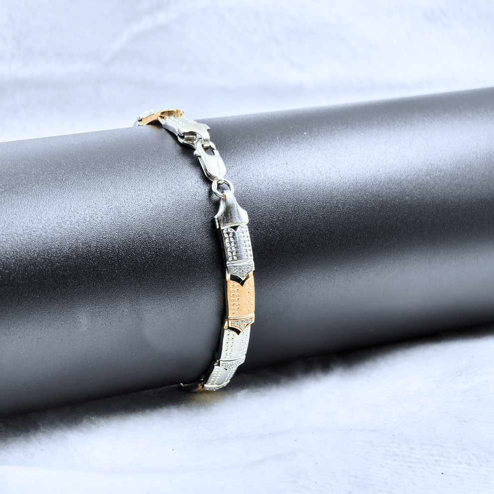 Silver Urban Fusion Bracelet For Men_3