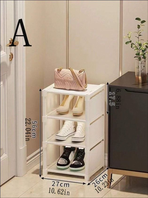 Multi-Tier Shoe Rack (White)_2