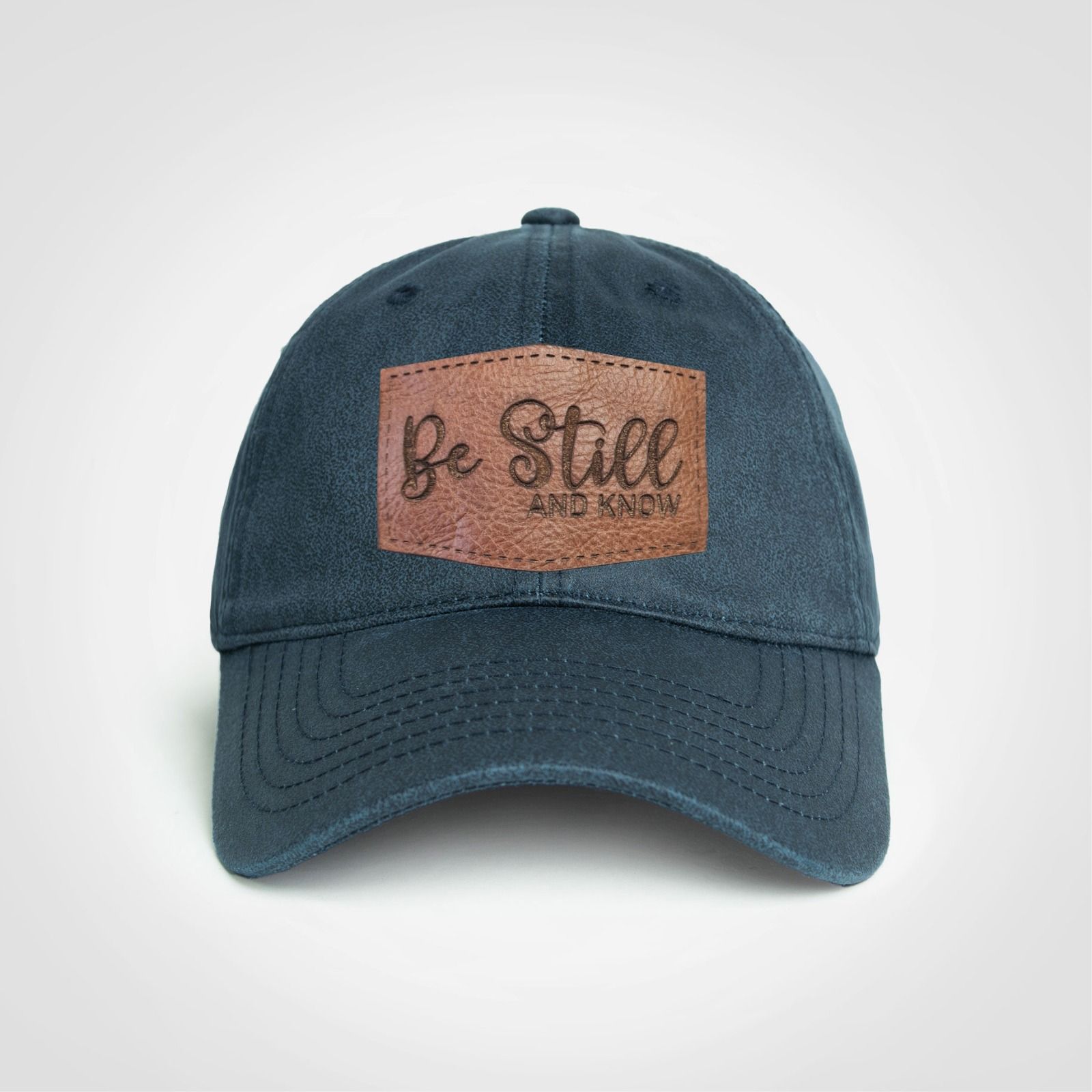 Oilskin Cap | Denim | Be Still And Know_0