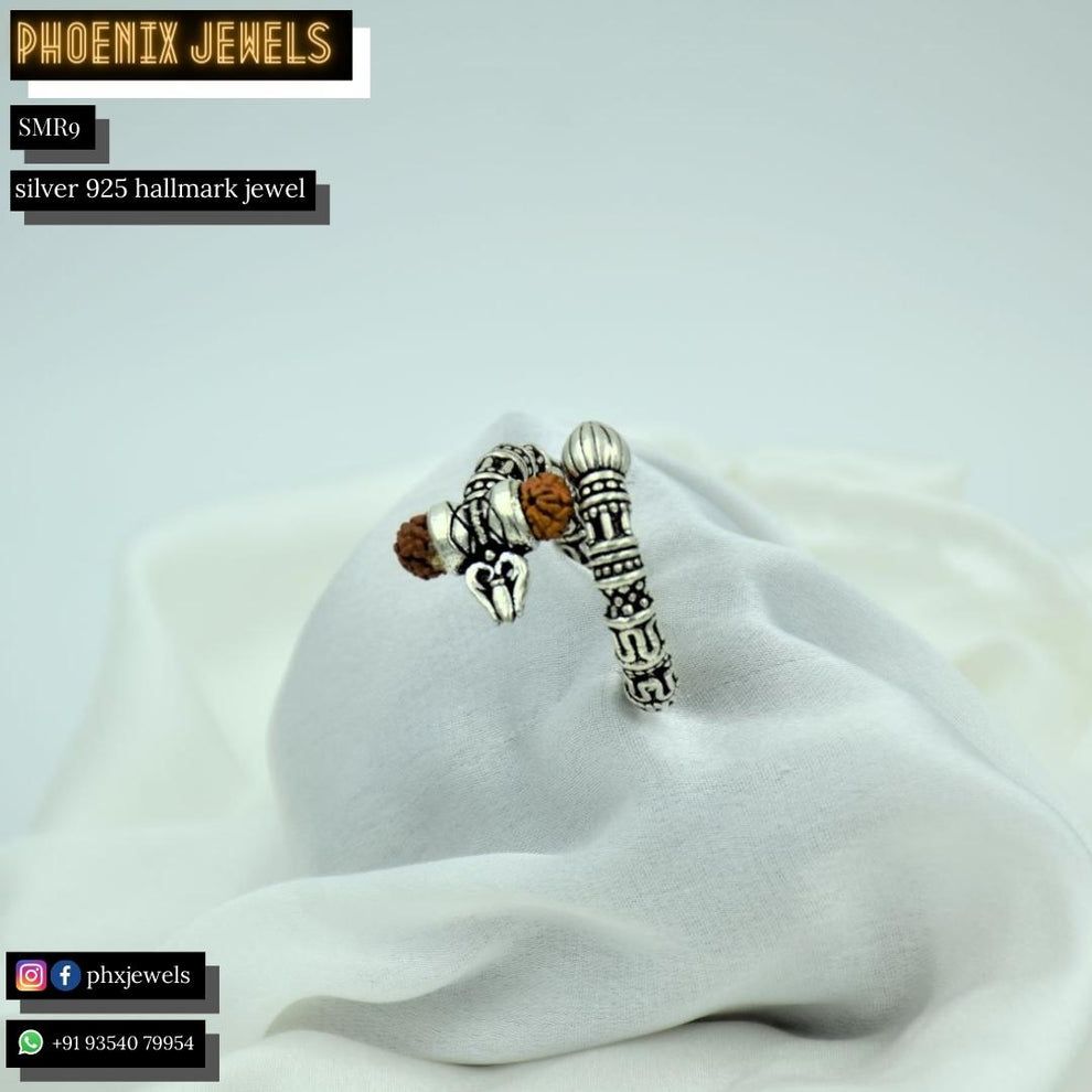 Silver Mahakal Ring for Men_1