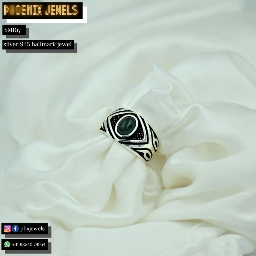 Silver Serpent Ring for Men_0