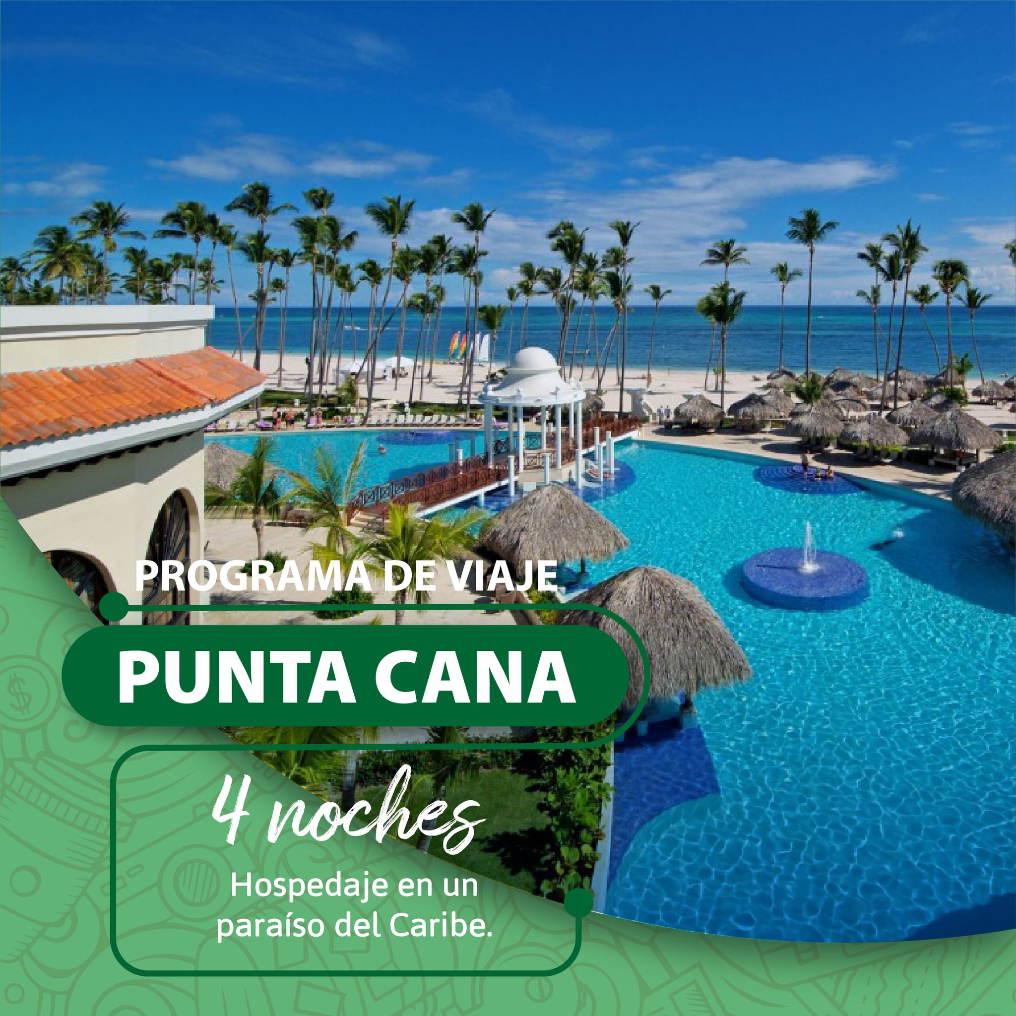 Punta Cana, RD Resorts Certificado de Reserva 4 Noches_0