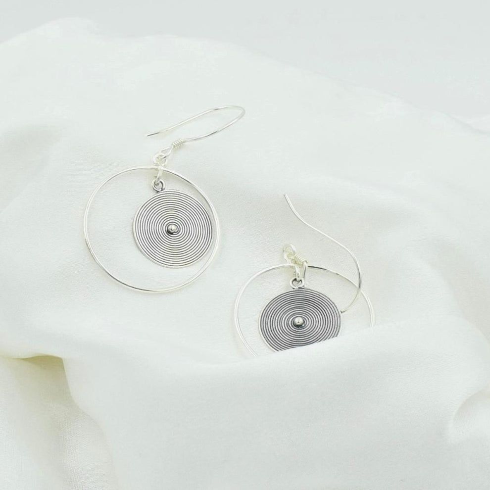 Silver Dreamscape earrings for Women_0