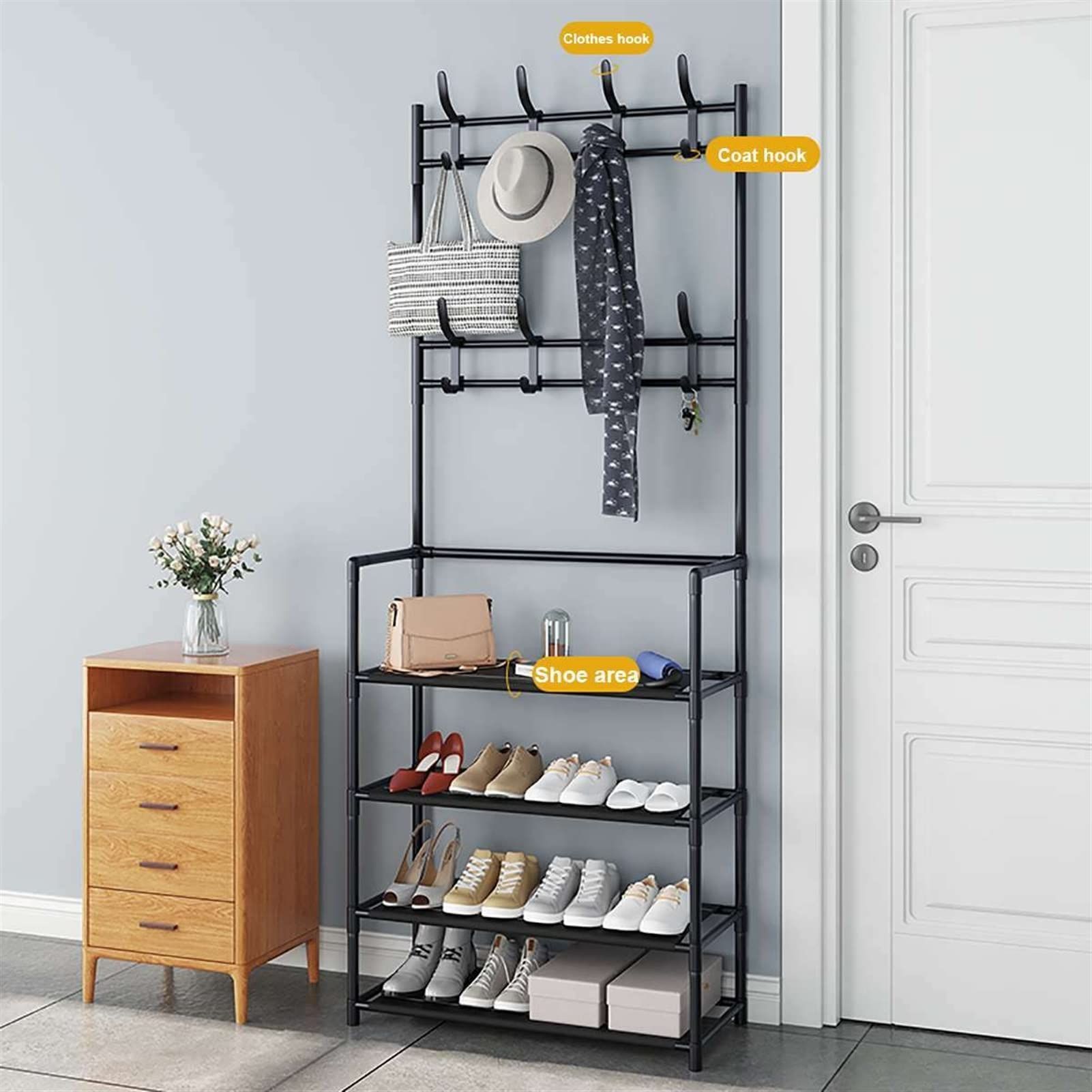 5 TIER SHOE AND HAT RACK_0