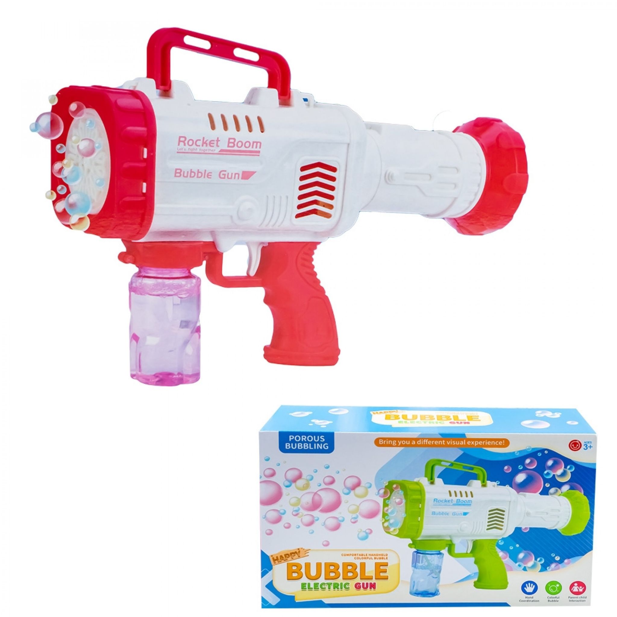 Pistolet Bazooka a bulles automatique pour Enfants _1