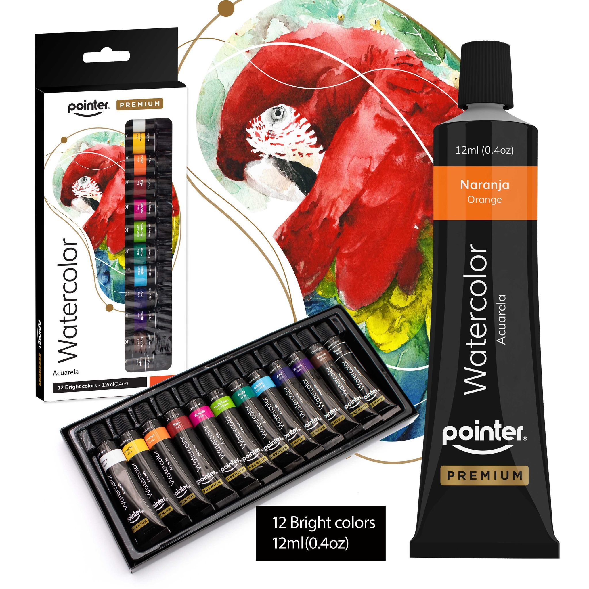 Acuarela WaterColor Sets 12 Colores_0