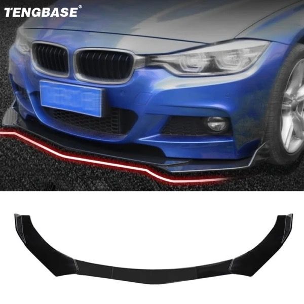 Adjustable ABS Front Universal Bumper Separator Body Kit Duck Lip_0