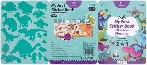 Reusable sticker book - dino_3