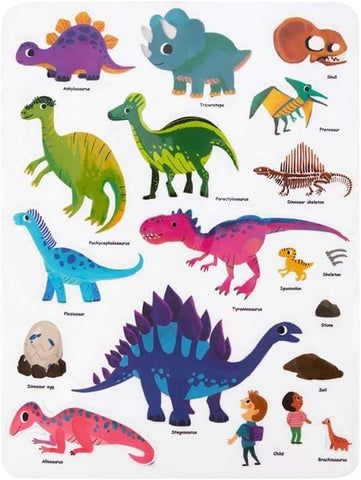 Reusable sticker book - dino_2