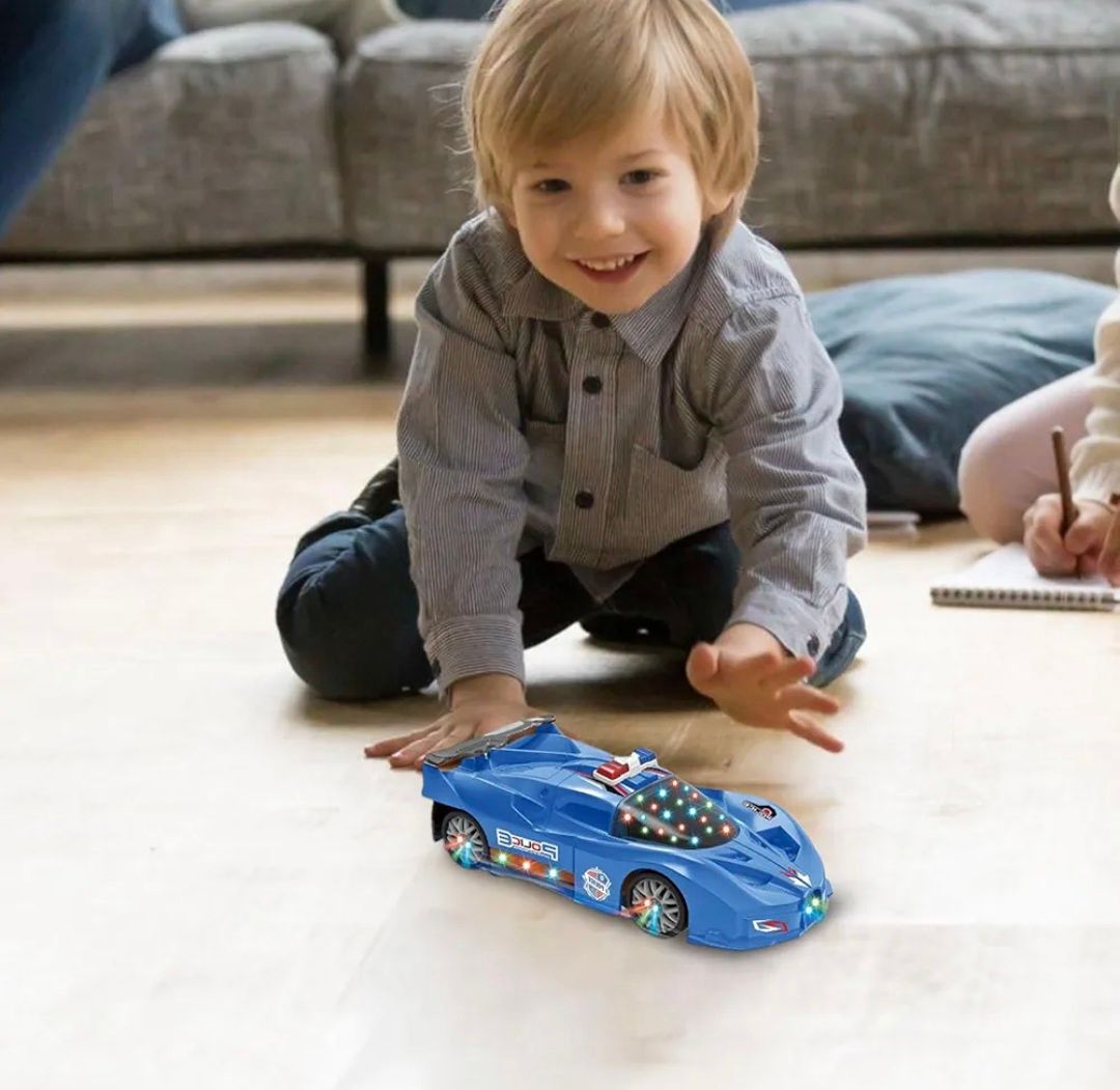 Voiture Transformeur Automatique - Jouets de véhicules à déformation électrique  avec lumières et musique_2