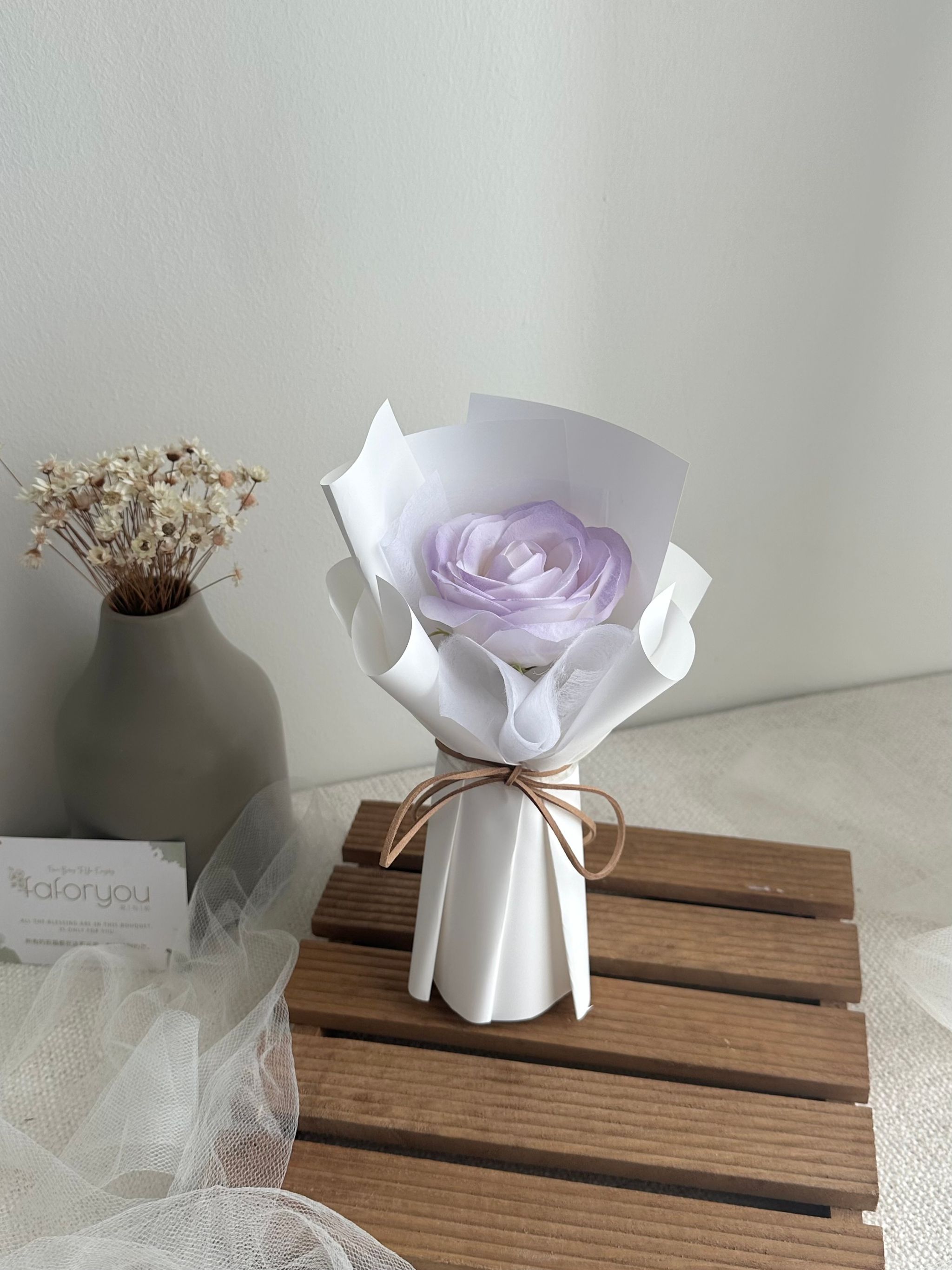 1 Stalk Soap Rose Bouquet_1