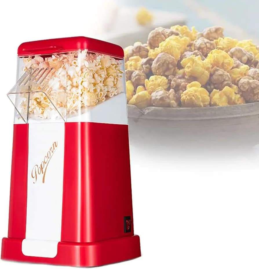 🍿 Machine à Pop-Corn Électrique – Sans Graisse et Automatique_0