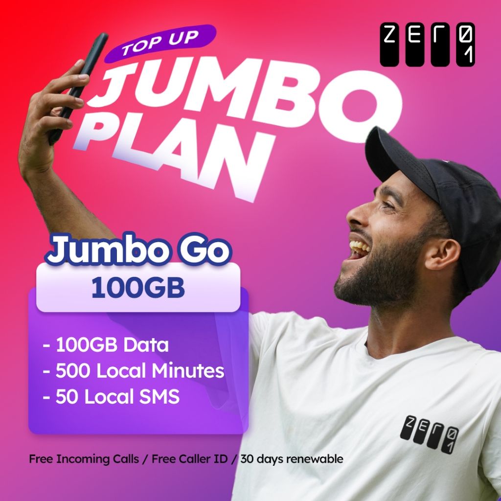 Zero1 $12 100GB Data + 30-Day Jumbo Renewal Plan_0