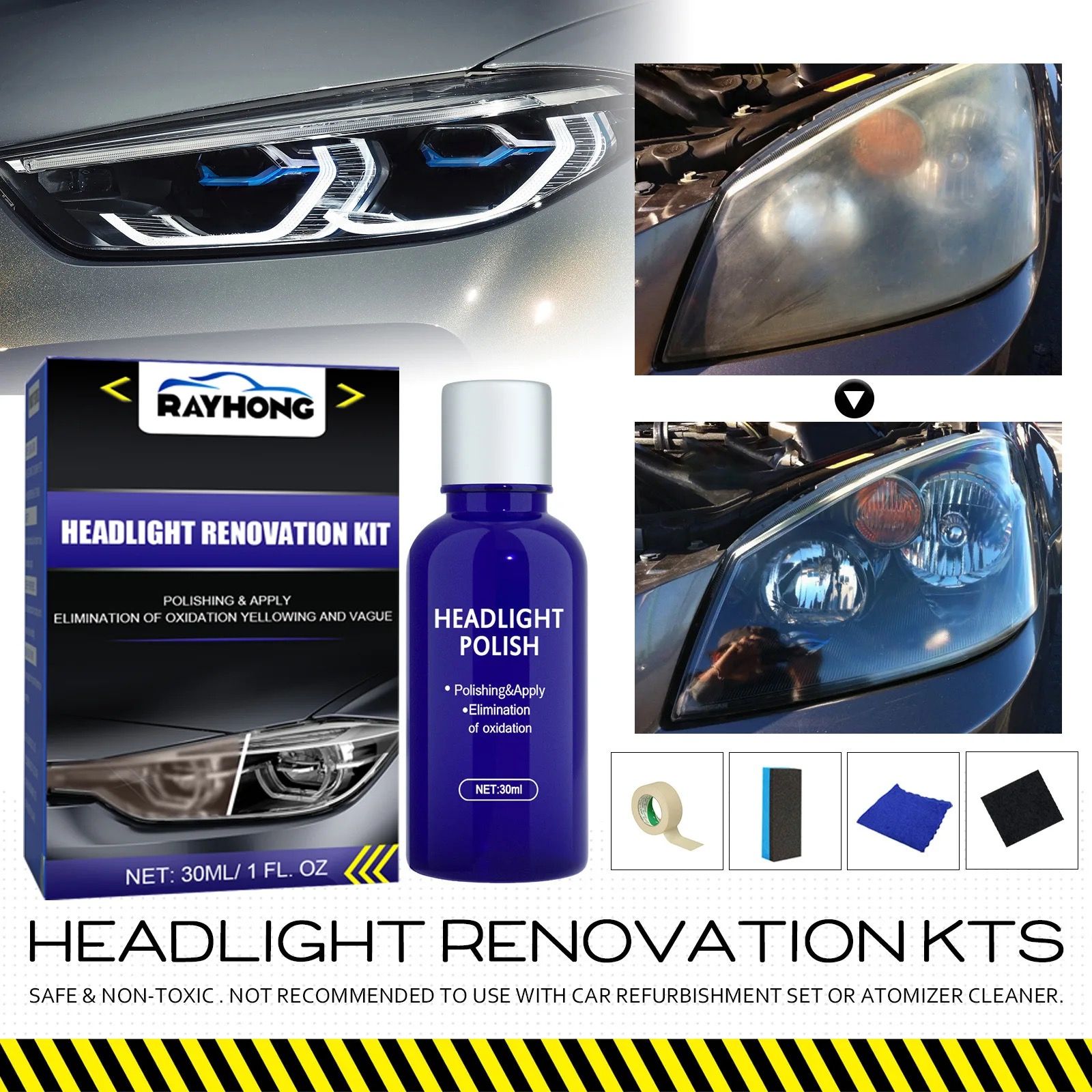 Headlamp restoration kit _0