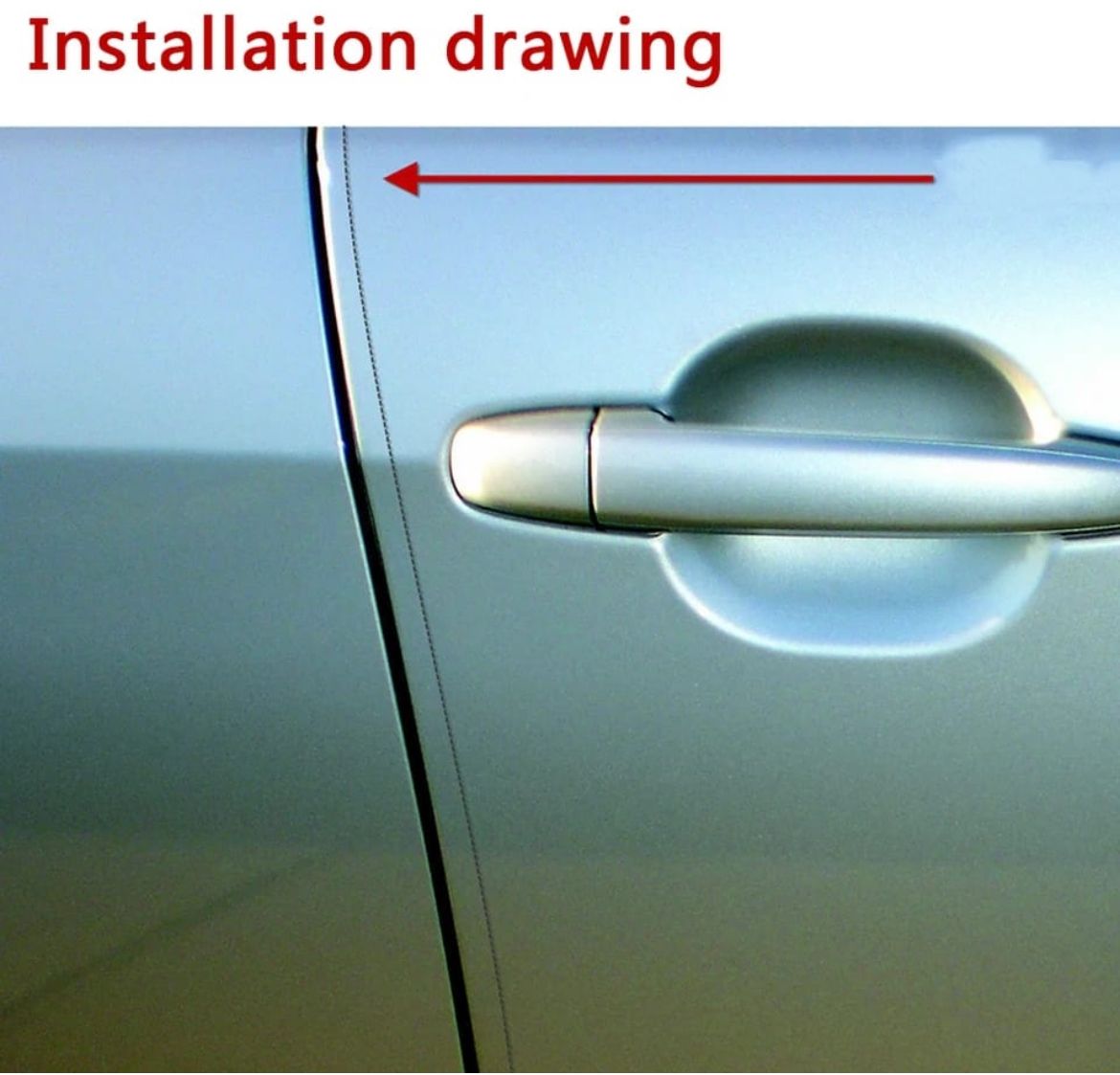 5meters Transparent door edge protector _2