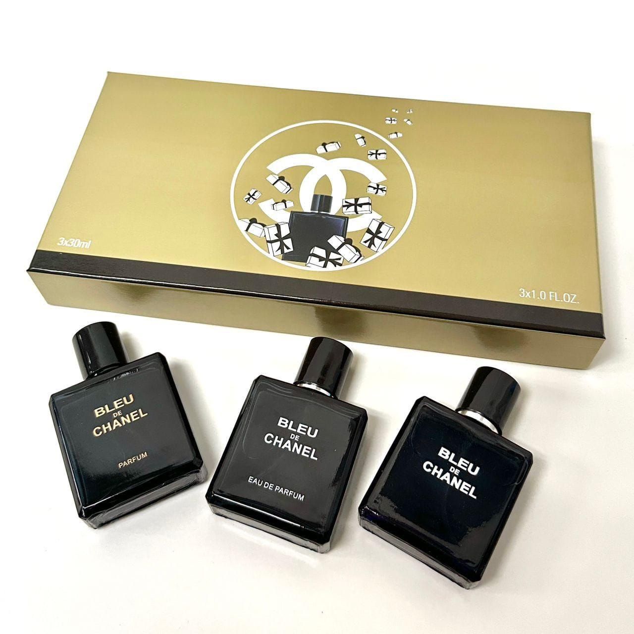 Chanel Bleu De 3x30ml Perfume Gift Set_0