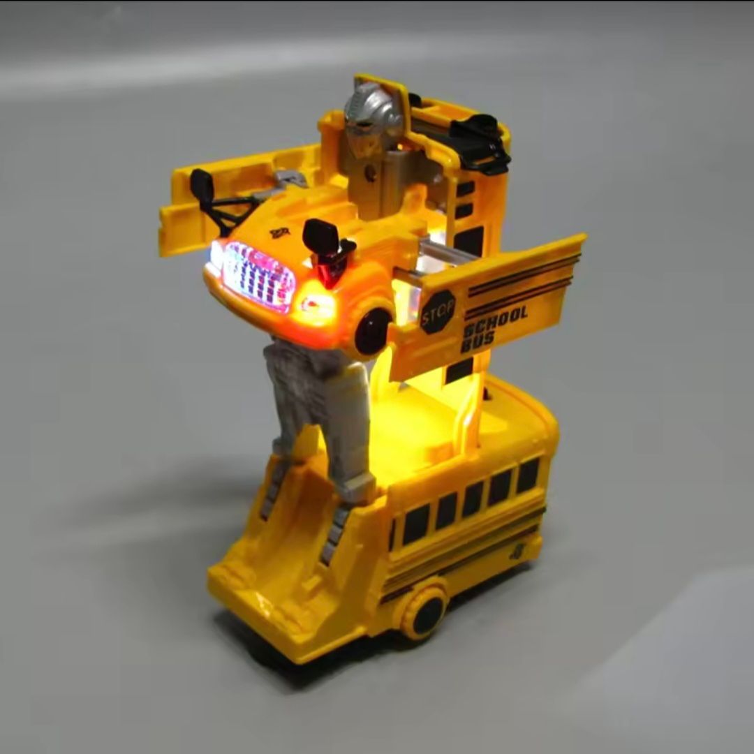 Bus Robot Transformer 2 en 1 avec musique et effets lumineux _1