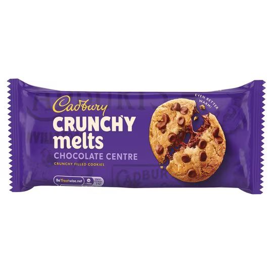 Cadbury Crunchy Melts Chocolate Chip Cookies 156g_0