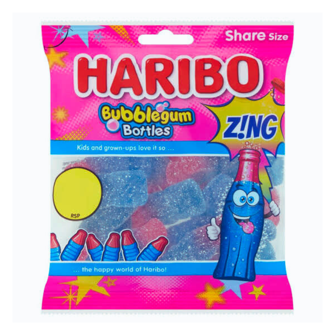 HARIBO Bubblegum Bottles 160g_0