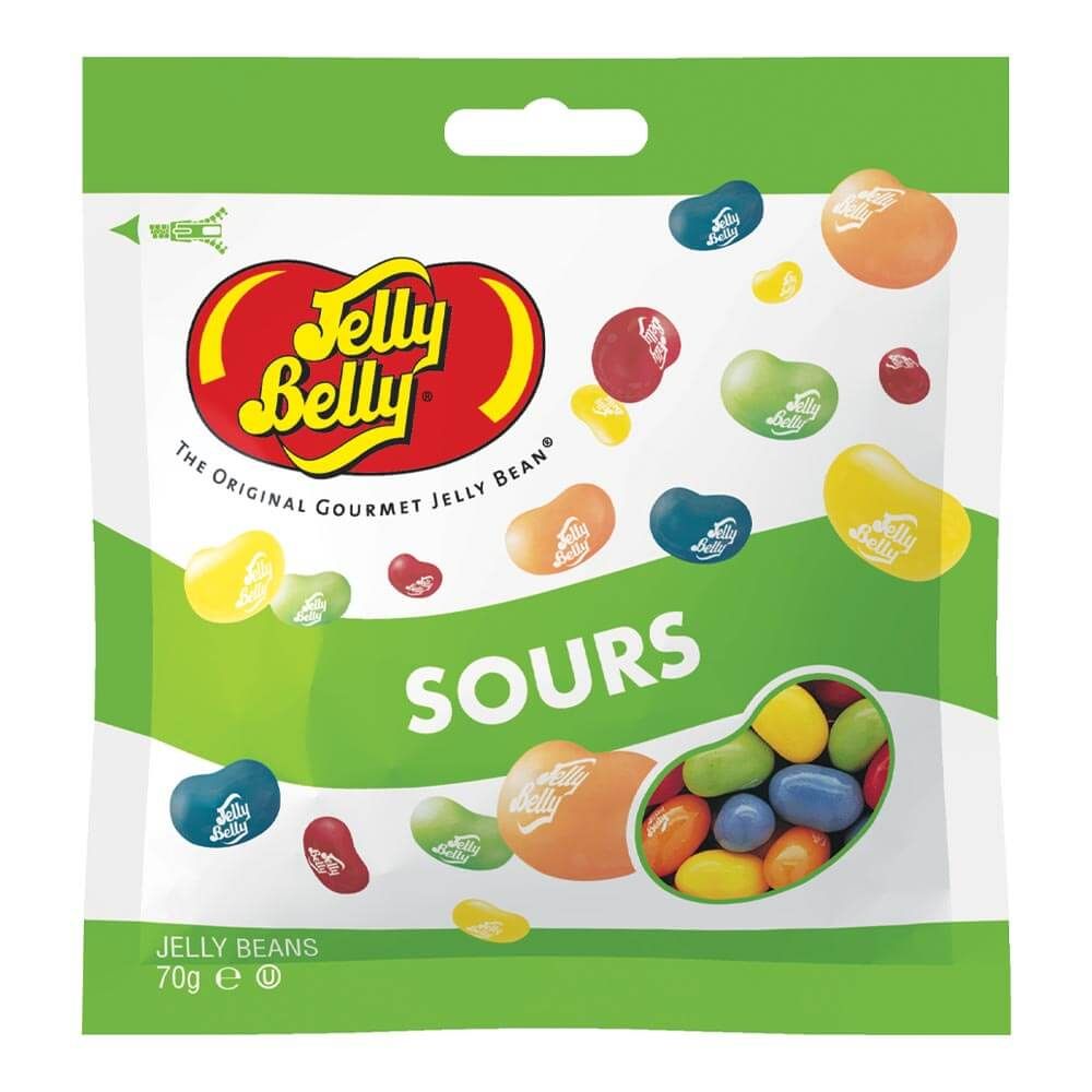 Jelly Belly Sours Mix Jelly Beans Bag 70g_0