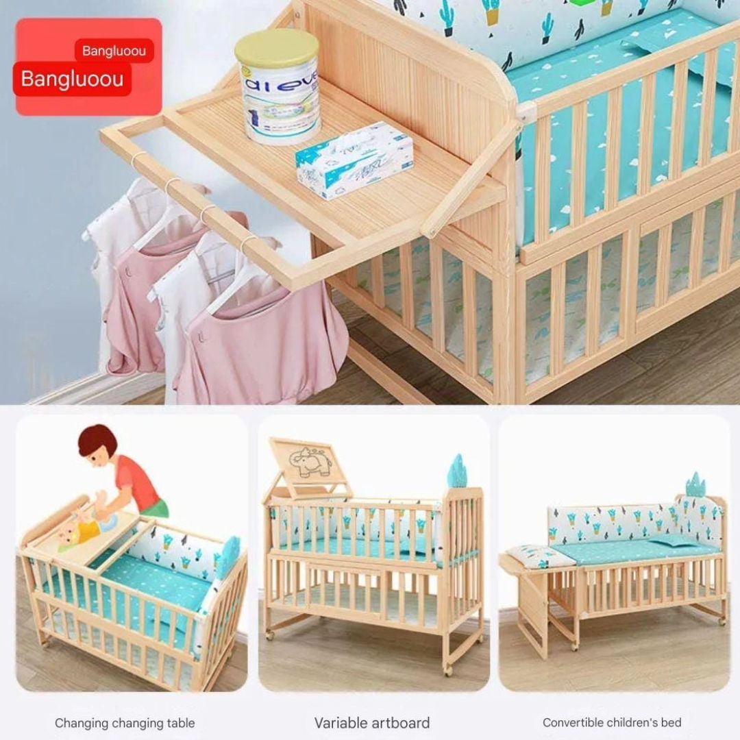 CONVERTIBLE NATURAL CRIB (INSTOCK)_1