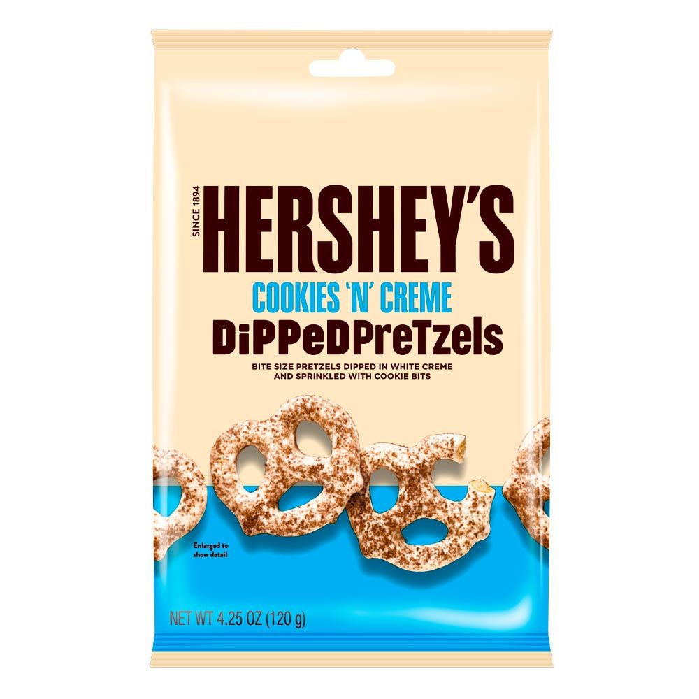 Hershey's Cookies & Cream Dipped Pretzels 120g_0