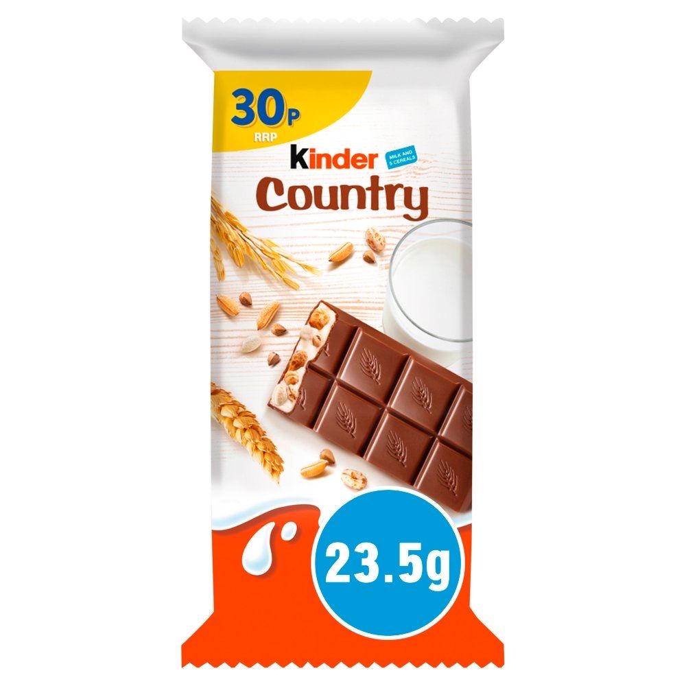 Kinder Country Chocolate Bar 23.5g_0