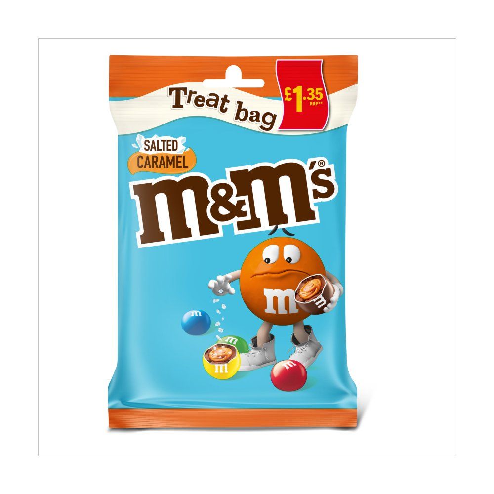 M&M's Salted Caramel Milk Chocolate Treat Bag 70g_0