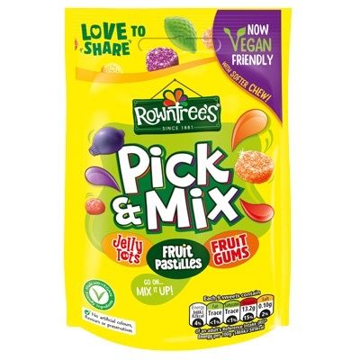 Rowntree's Pick & Mix Vegan Friendly Sweets Sharing Bag 120g_0