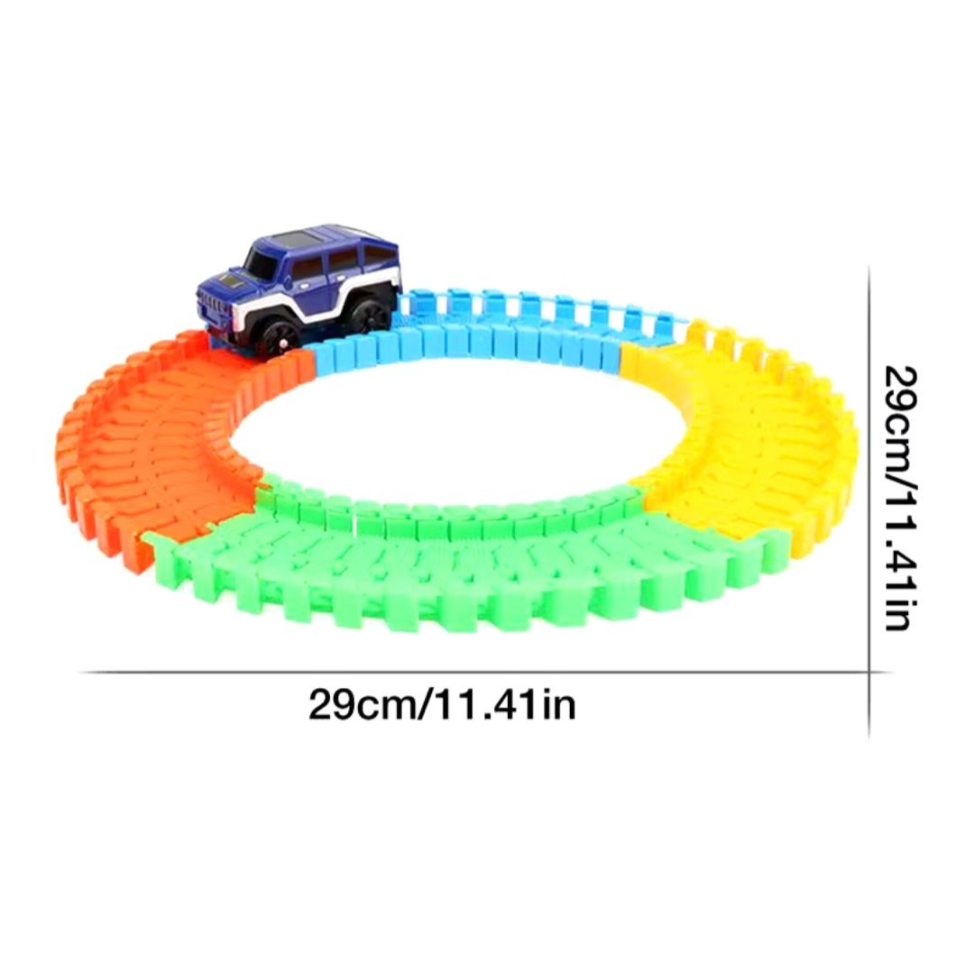 Jouet de piste de voiture électrique pour garçons et filles, assemblage, course, ensemble de jeu_4