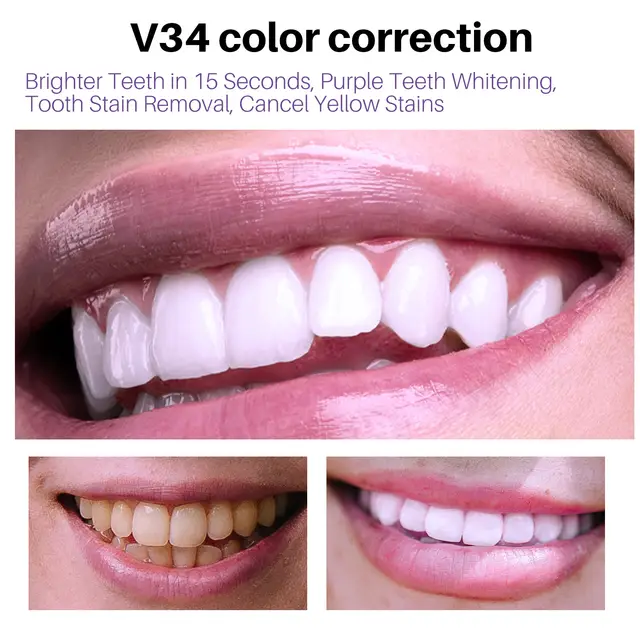 Dentifrice Violet V34 blanchissant _5