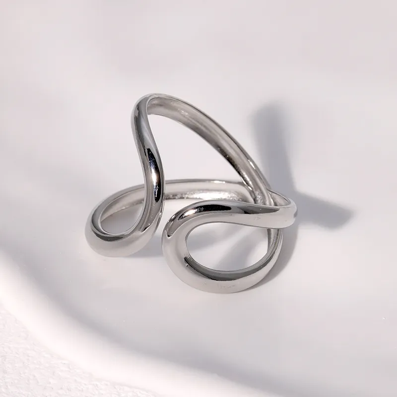 Infinity Loop Rings - 18k Gold Plated_2