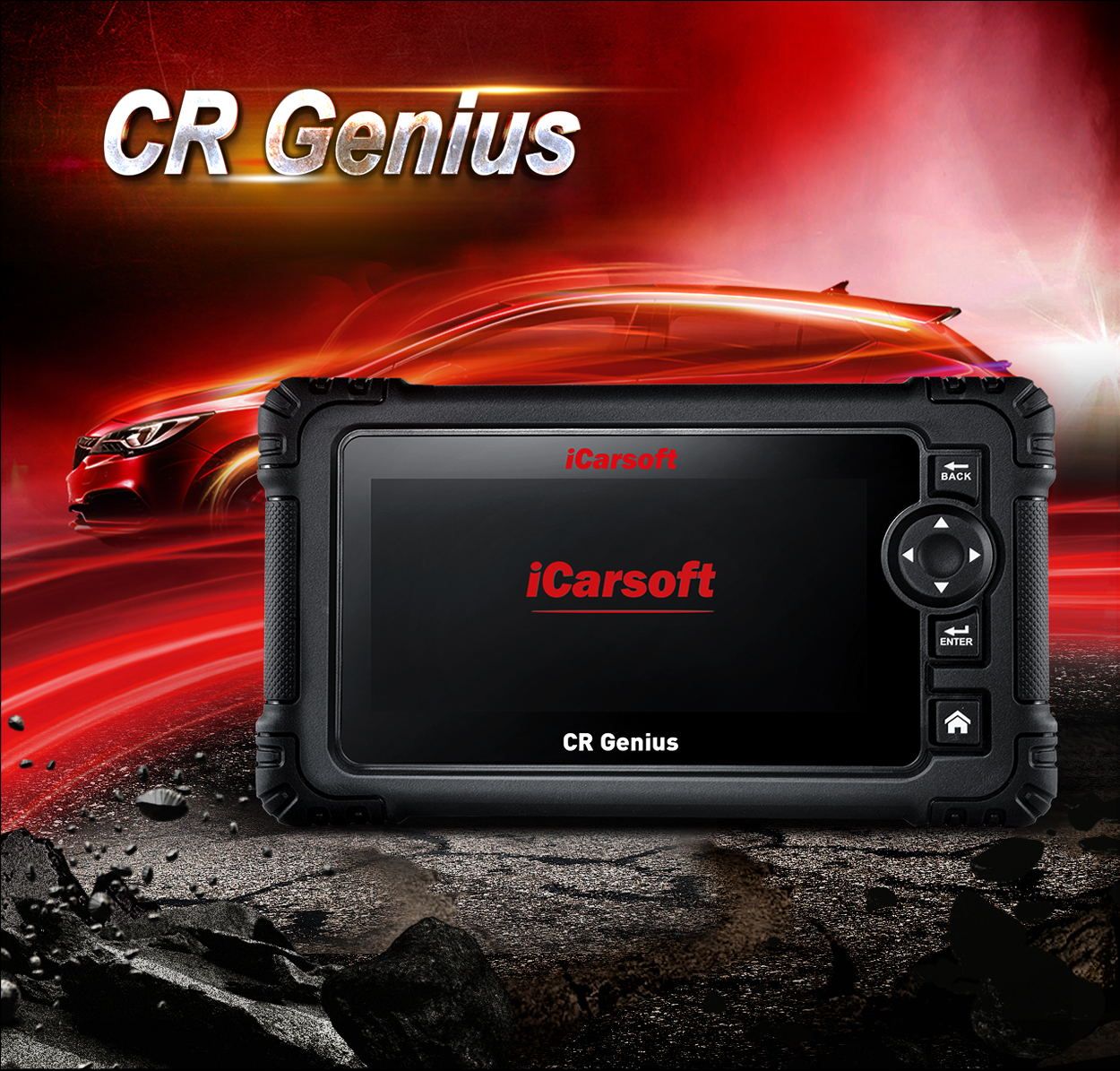 iCarsoft CR Genius Professional Multi-Brand Vehicle Diagnostic Tool_0