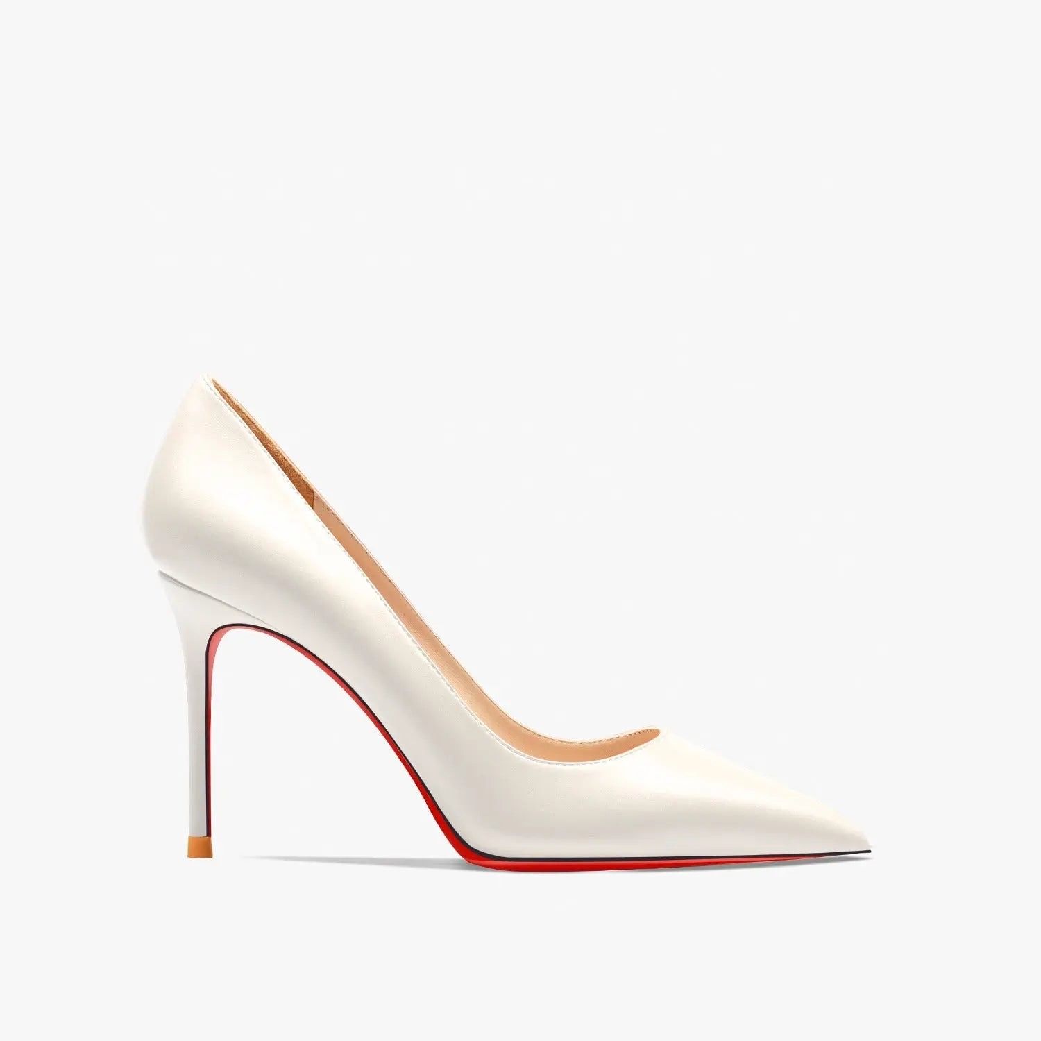 Tabitha Matt Cream White Heels_1