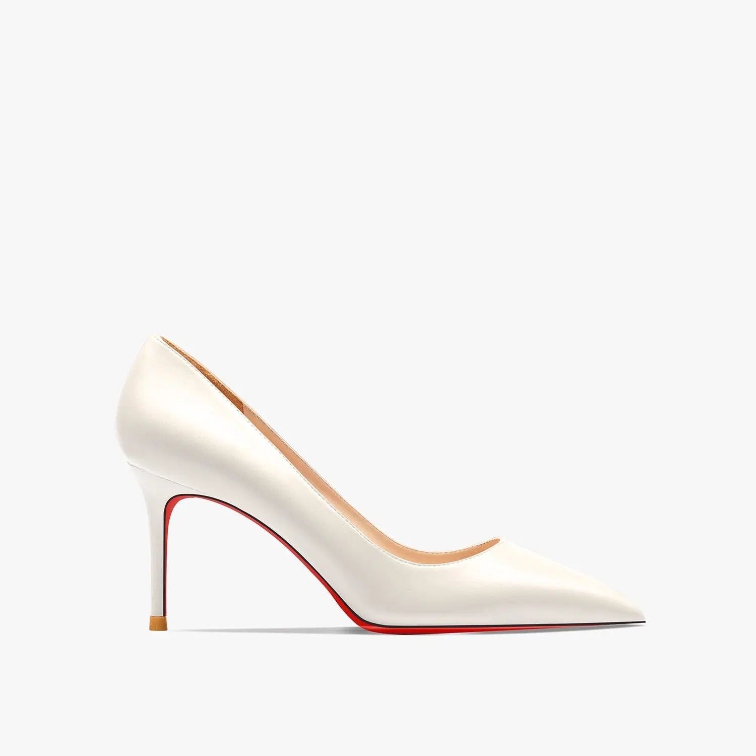 Tabitha Matt Cream White Heels_2