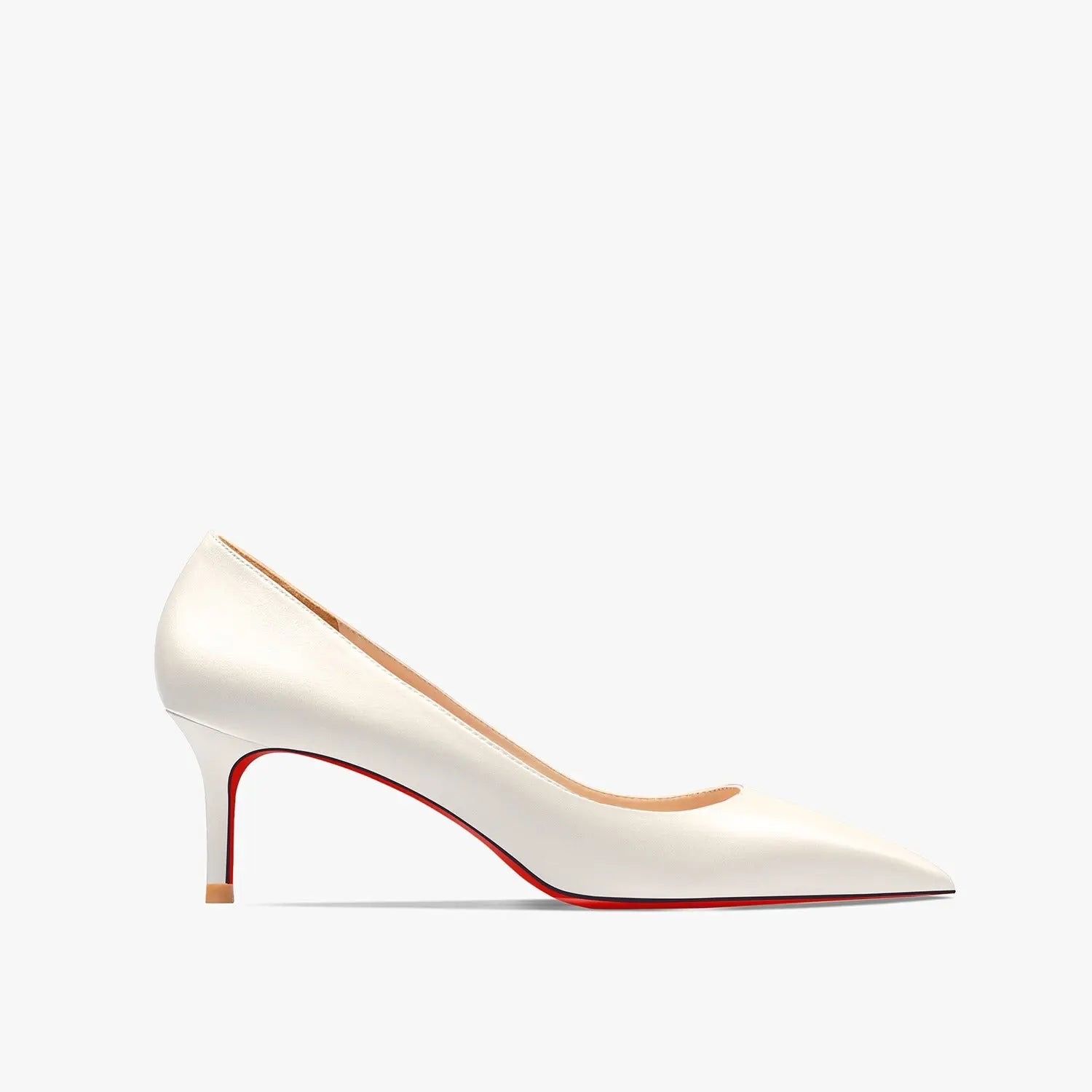 Tabitha Matt Cream White Heels_3