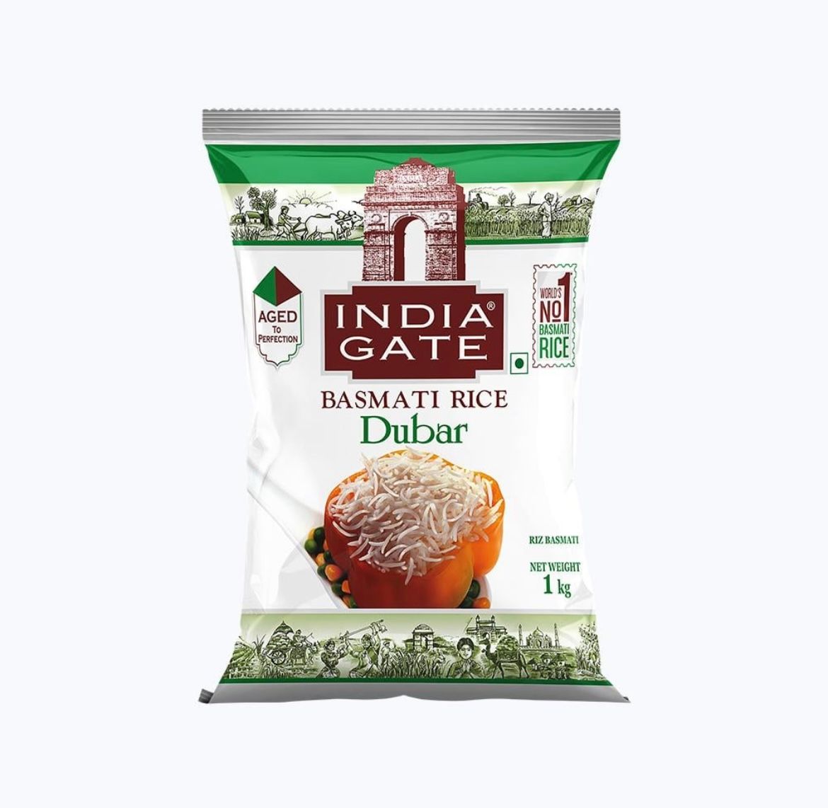 Indiagate Dubar Basmati 1 kg_0