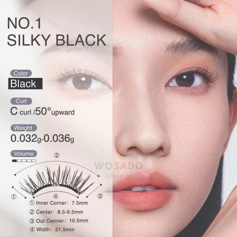 SILKY BLACK MAGNETIC EYELASHES (INSTOCK)_4