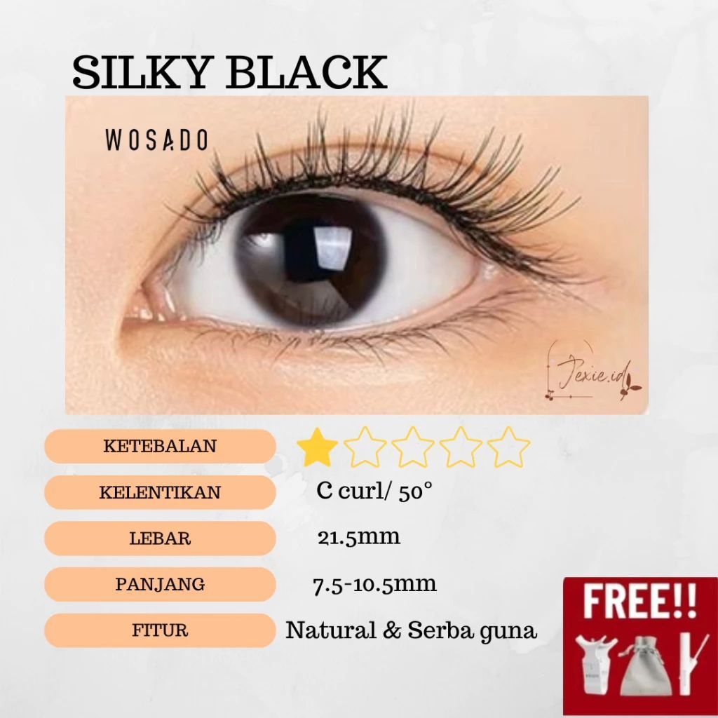 SILKY BLACK MAGNETIC EYELASHES (INSTOCK)_3