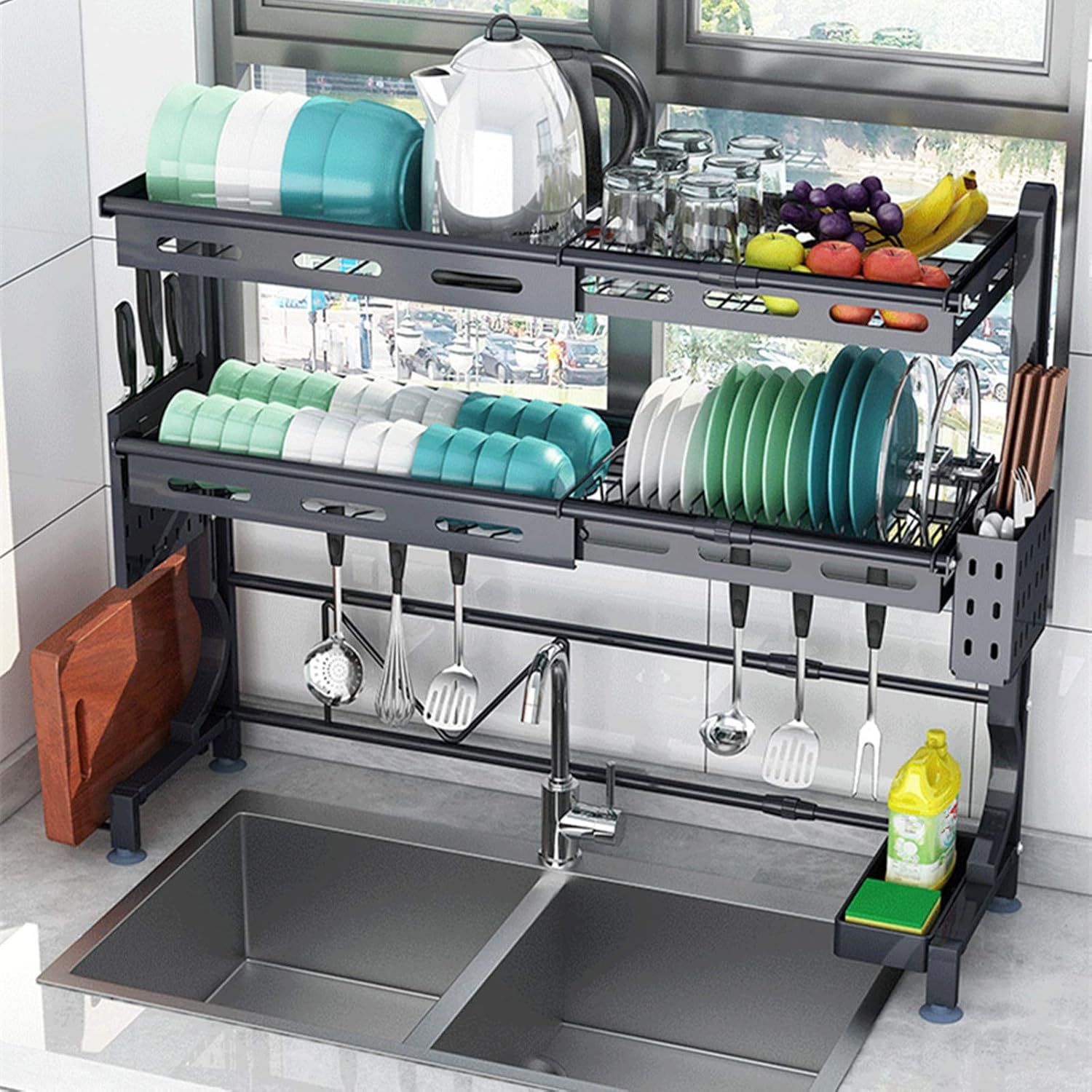 OVER THE SINK DISH RACK 2 TIER_1