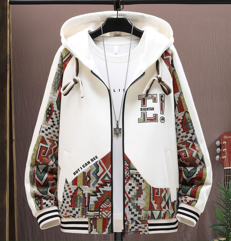 Stylish Color Combined Hoodie_4