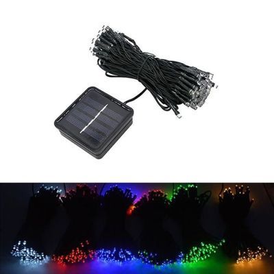 Guirlande Lumineuse Solaire  - 50m 500 LED Multicolore - Extérieur-Intérieur_3