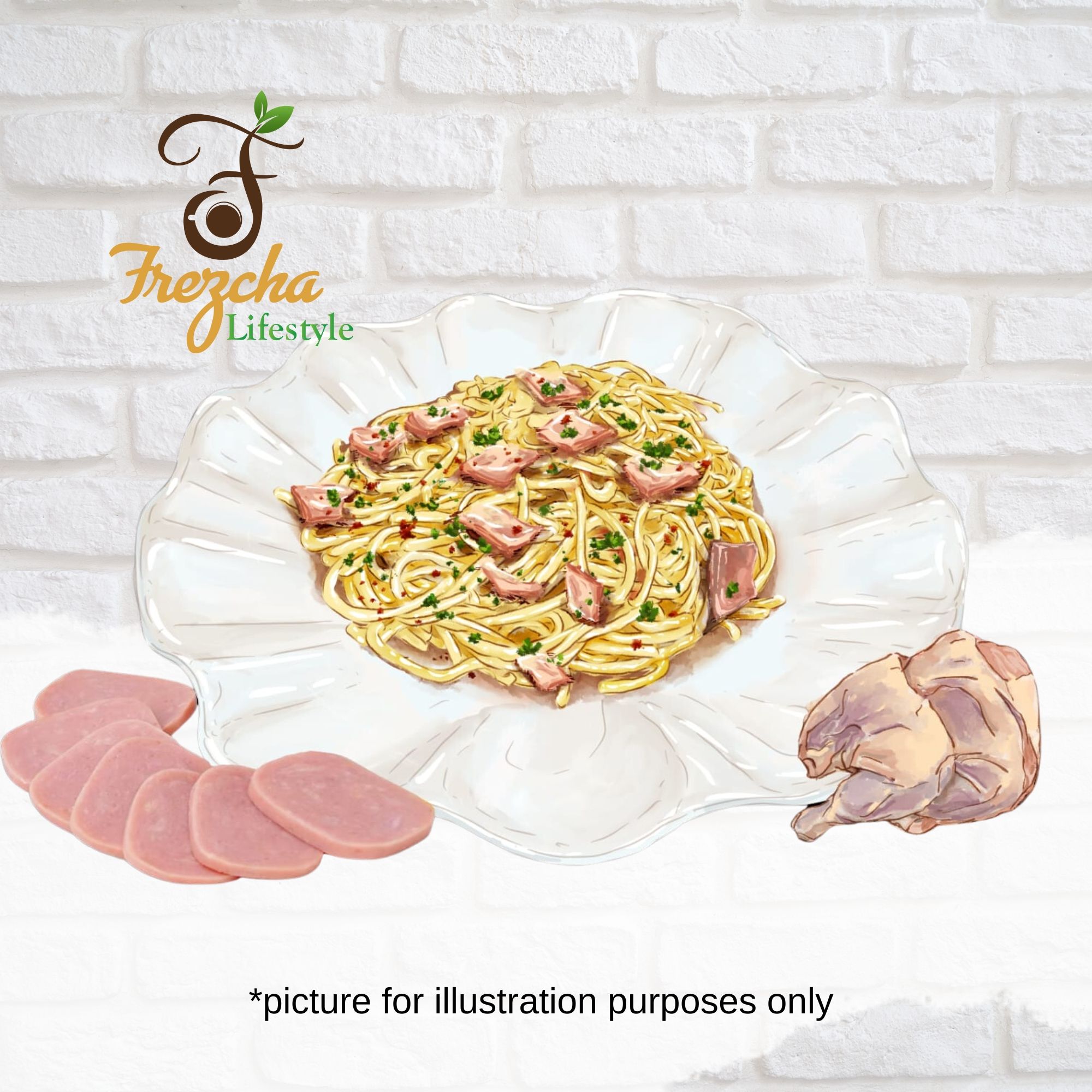 SP02.Chicken & Ham Spaghetti Aglio Olio_0