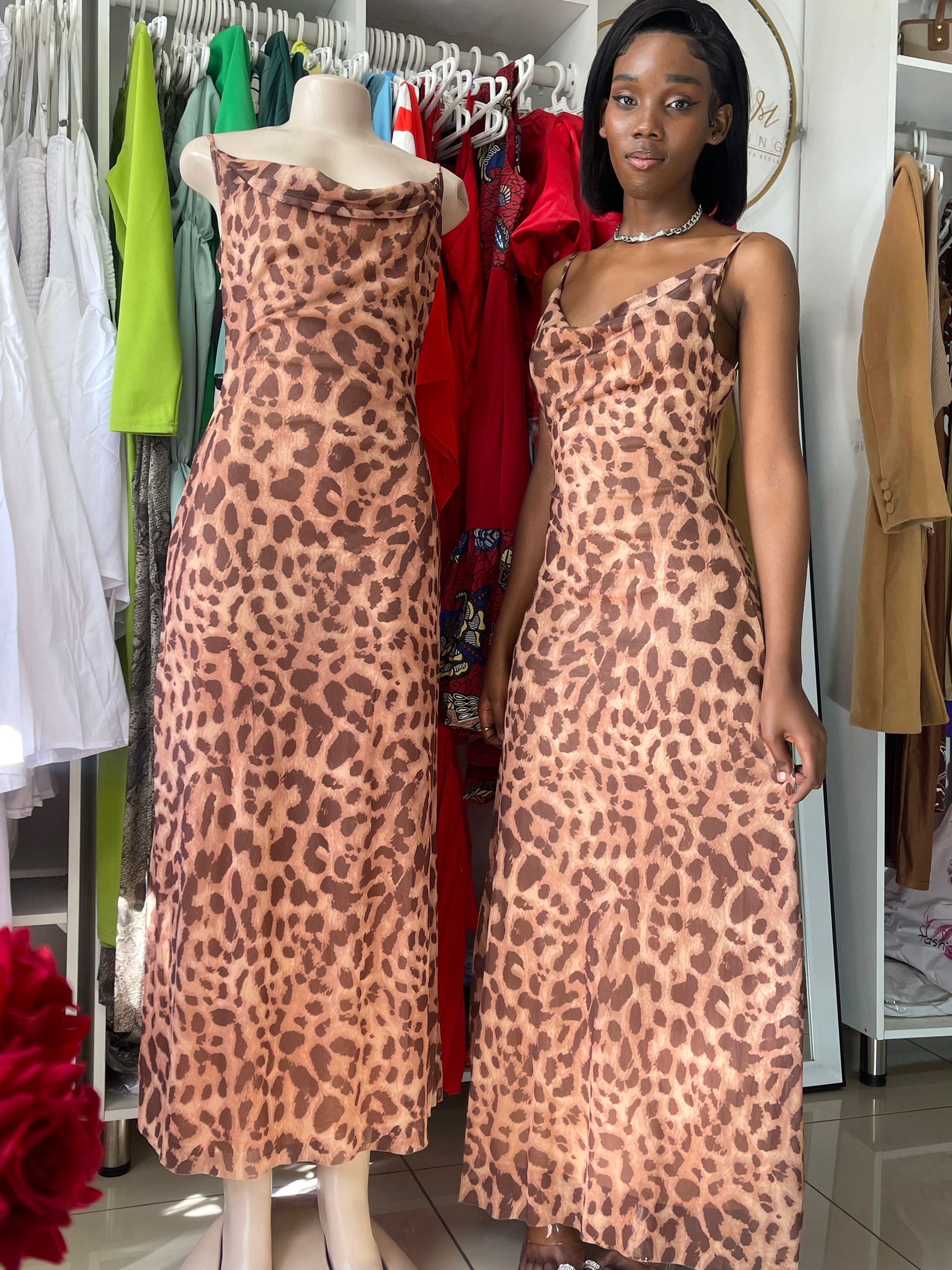 Leopard print maxi _2