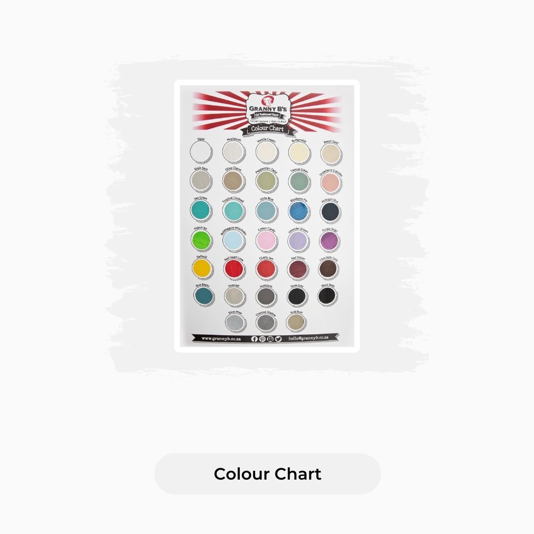 Granny B's Hand Painted Colour Chart_0