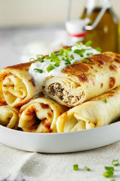 Crepes con jamón y queso_0